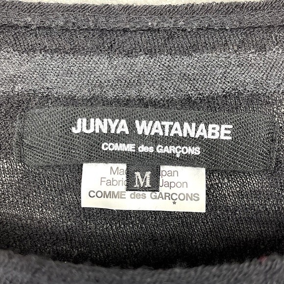 Junya Watanabe Comme Des Garçons Japan Wool Striped Oversized Slouchy Sweater M - Picture 7 of 15